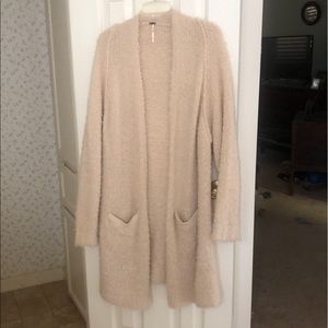 Free People Once In A Lifetime Cardigan Sweater, Cream